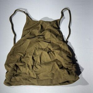 Urban Outfitters Olive Ribbed Sleeveless Cami